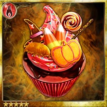 Enchanted Pumpkin Cupcake art