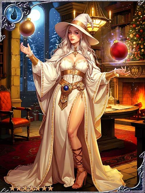 Winter Wizardess Memoria art