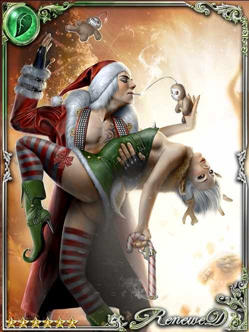 [Kick Back] Dancing Santa Gangster art