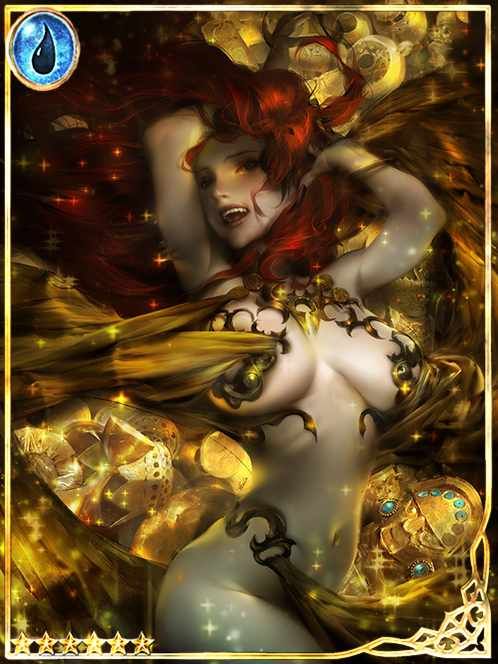 [Gilded Kiss] Golden Witch Lunacia art